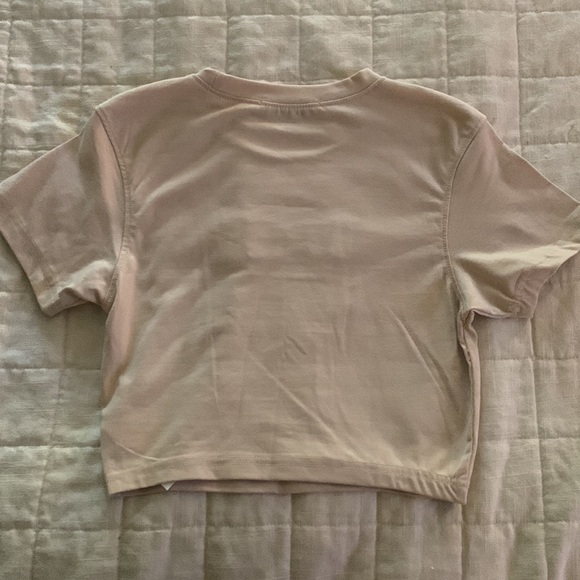 Missguided “Over It” Cropped Baby Tee - Picture 3 of 3